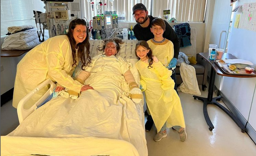 Copeland familie vader weet kinderen uit brandende bus te redden