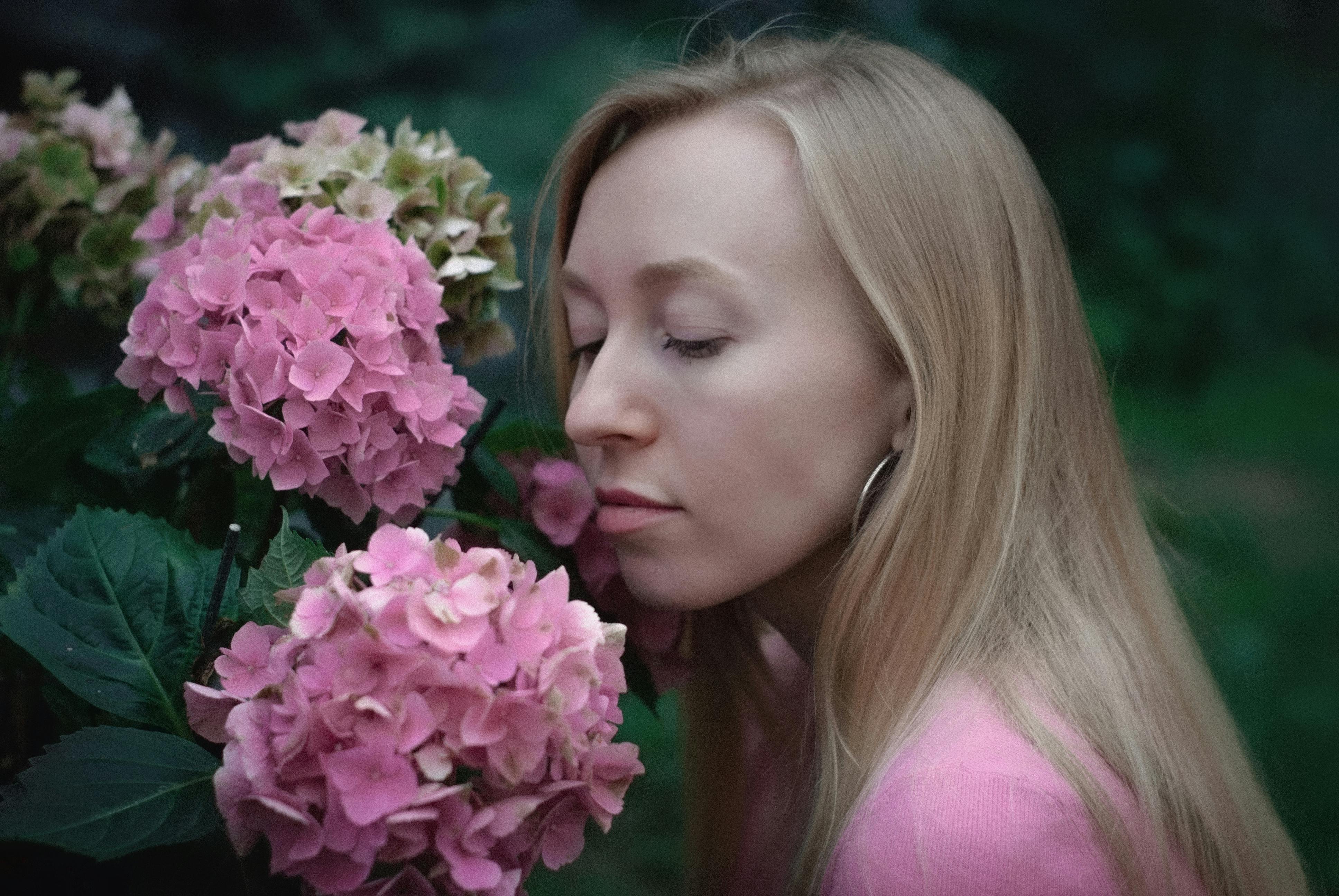 blonde vrouw
