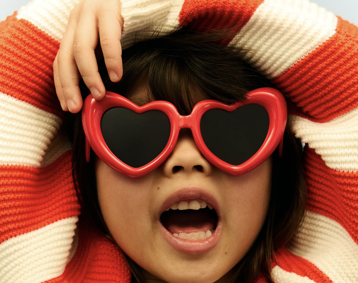 zonnebril hart rood