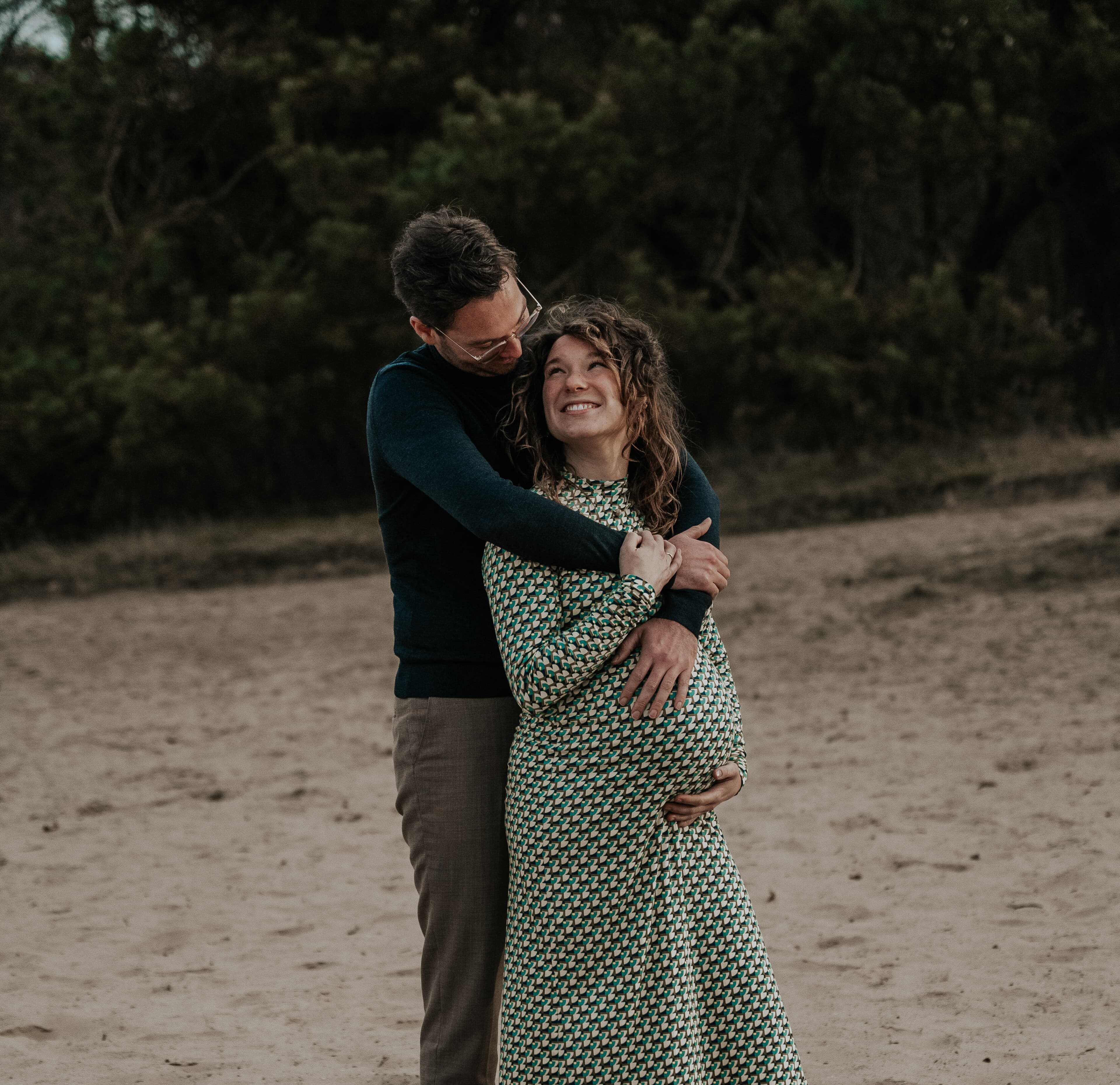 Sonja Mulder en haar partner Rob Centering Pregnancy